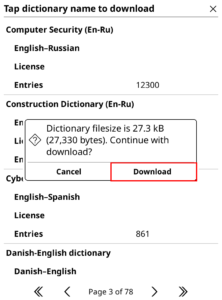 How To Install Dictionaries For KOReader On A PocketBook